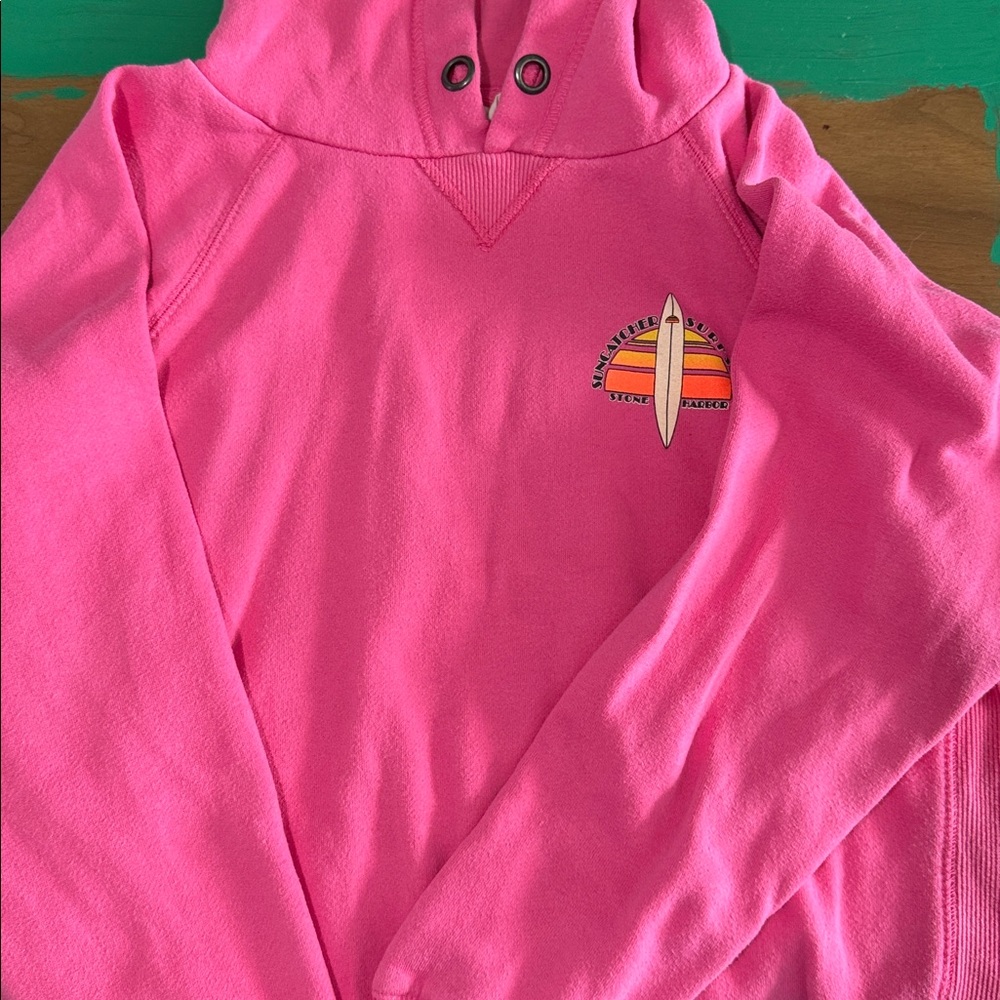 Blue 84 Vibrant Pink Hoodie SUNCATCHER SURF SHOP Stone Harbor NJ